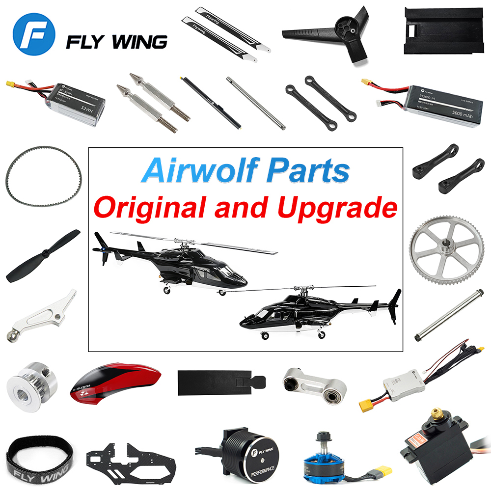 Rc Helicopter Nitro - يطير الجناح Airwolf RC هليكوبتر أجزاء