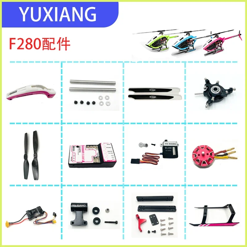 Rc Helicopter Coaxial - Yixiang-هليكوبتر التحكم عن بعد f280 6ch