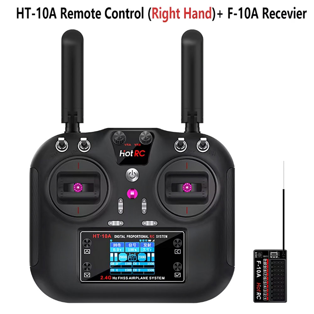 Rc Helicopter Motor - جهاز إرسال Hotrc HT-10A 2.4G 10