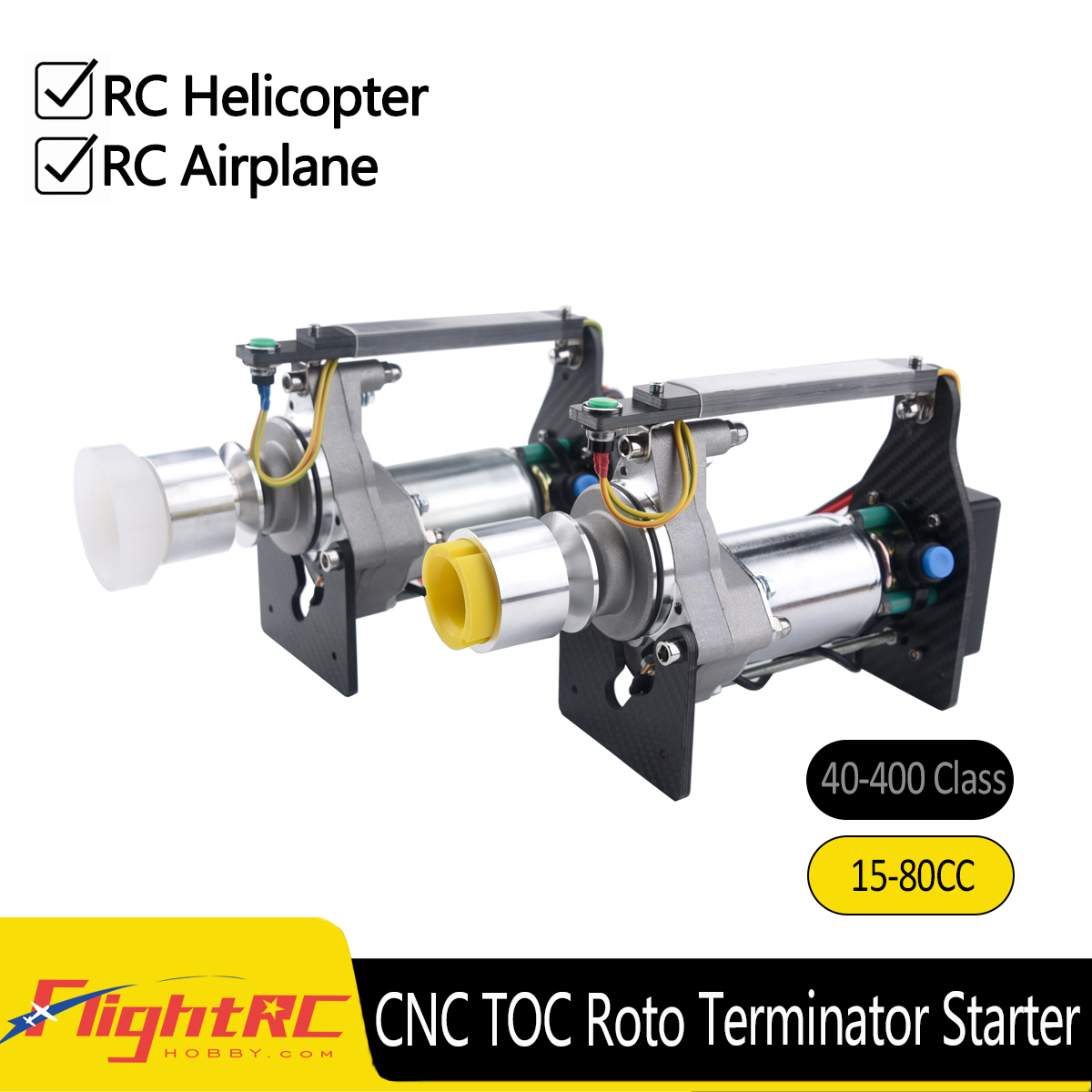 Rc Helicopter Gas - بادئ تشغيل كهربائي TOC Terminator Roto