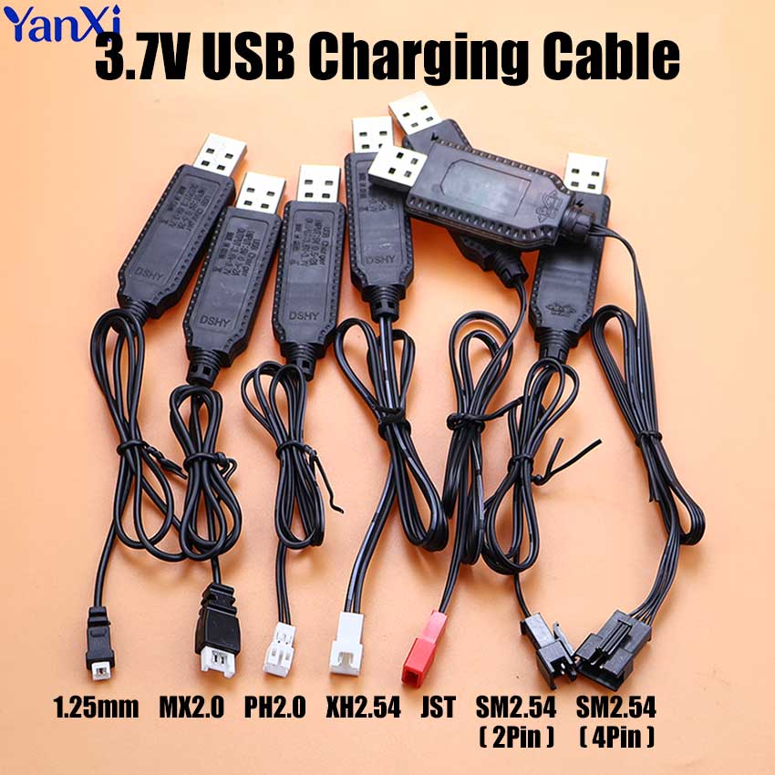 Rc Helicopter Charger - كابل شحن USB لبطارية الليثيوم 3.7