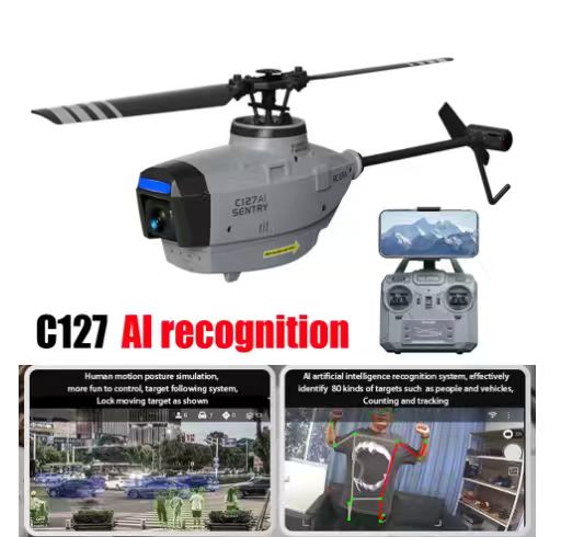 Rc Helicopter Single Rotor - طائرة هليكوبتر RC ERA C127 بدون