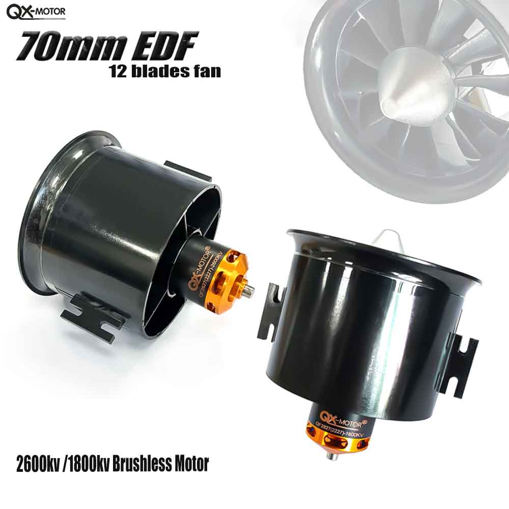 Rc Helicopter Blade - مروحة دكتد فان (EDF) من QX-MOTOR