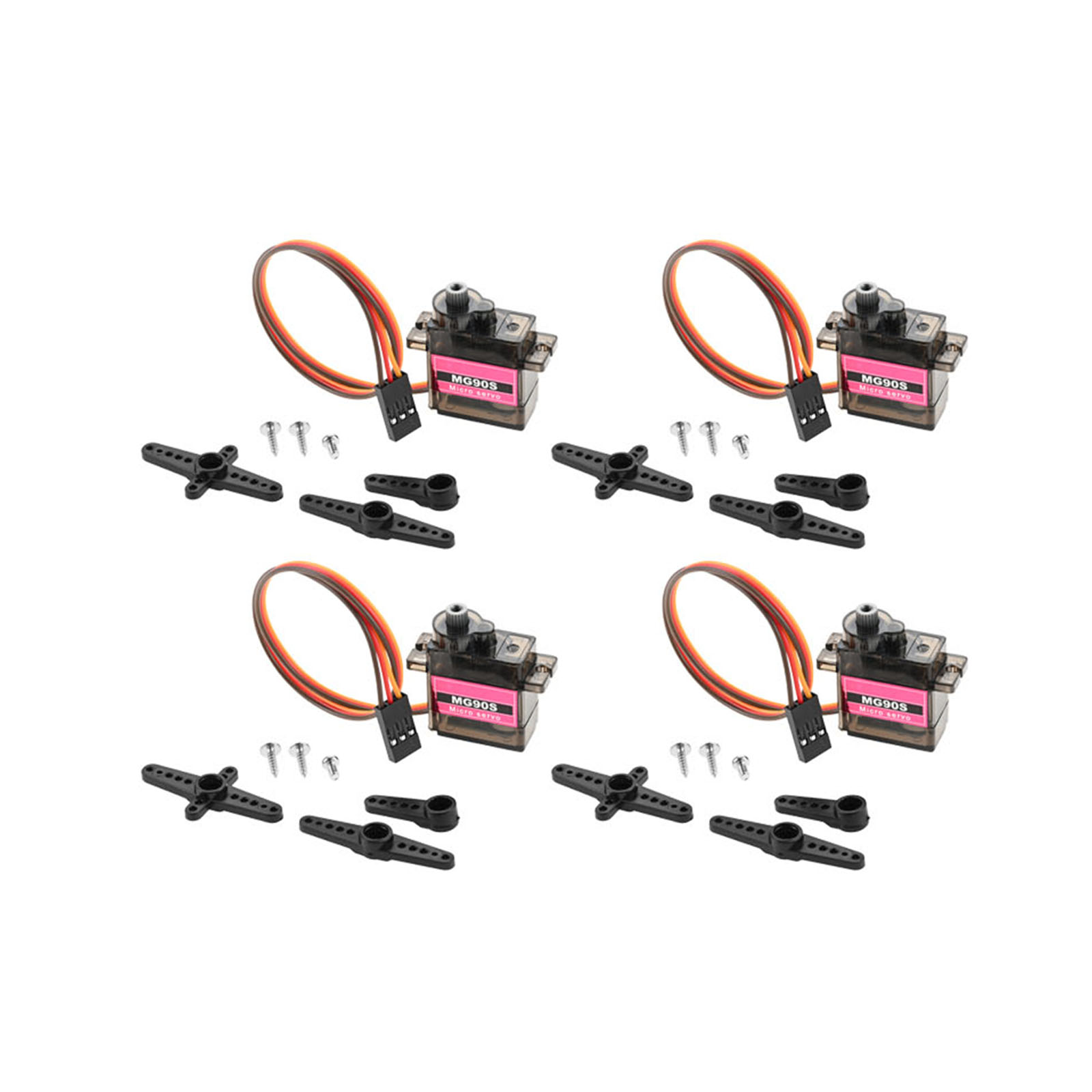 Rc Helicopter Mini - 4 قطع محركات سيرفو صغيرة بتروس