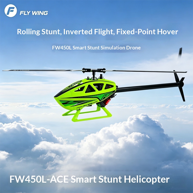 Rc Helicopter Single Rotor - طائرة هليكوبتر Fly Wing Fw450L بنظام
