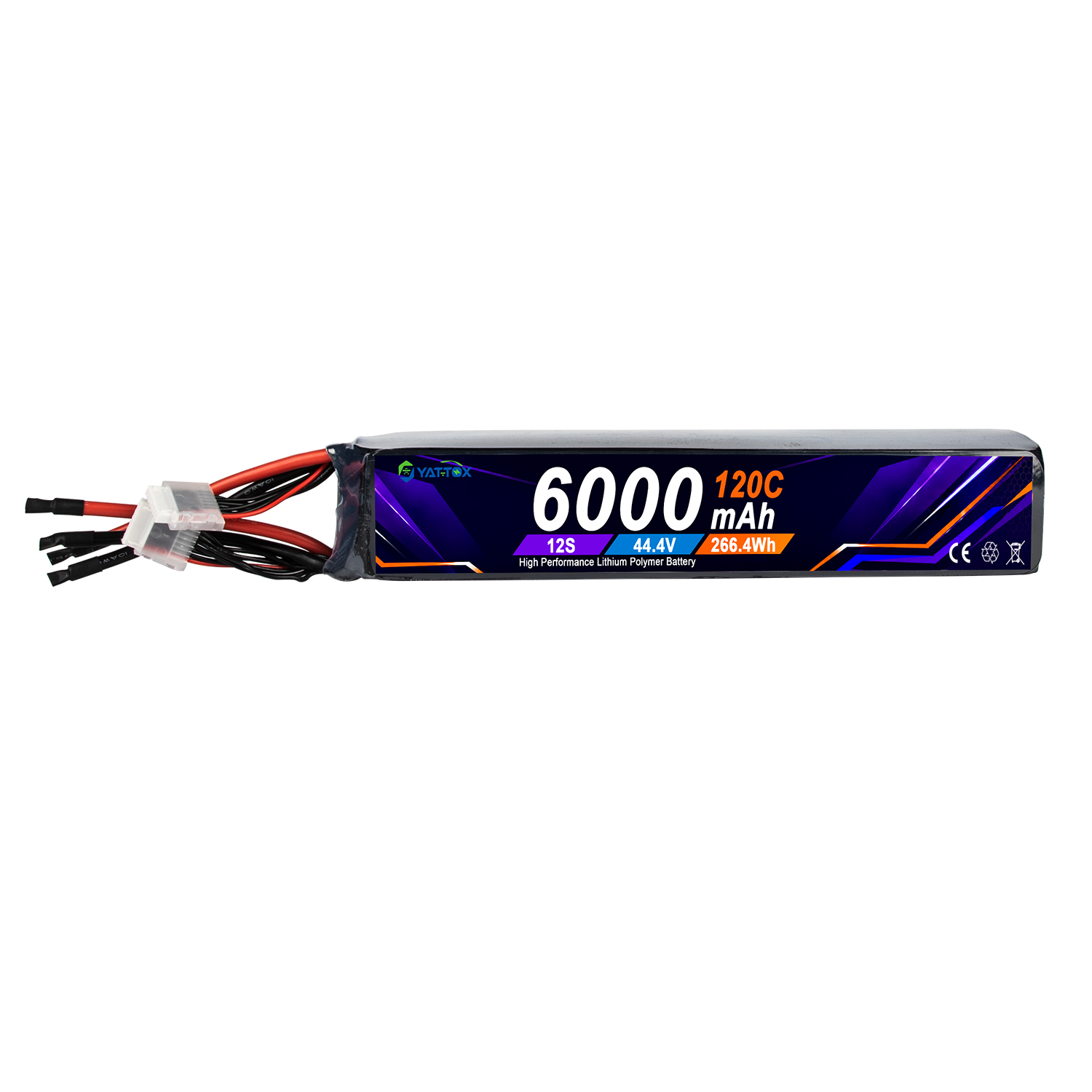 بطارية ليثيوم بوليمر Yattox 12 - مراجعة Rc Helicopter Large وسعره