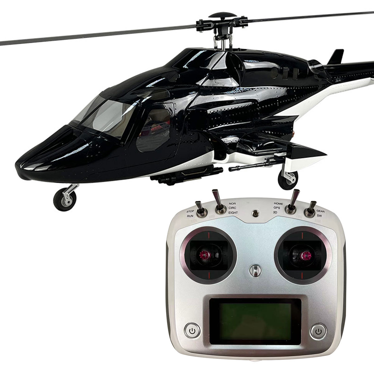 نموذج مروحية Airwolf RTF RC ،  - مراجعة Rc Helicopter Nitro وسعره