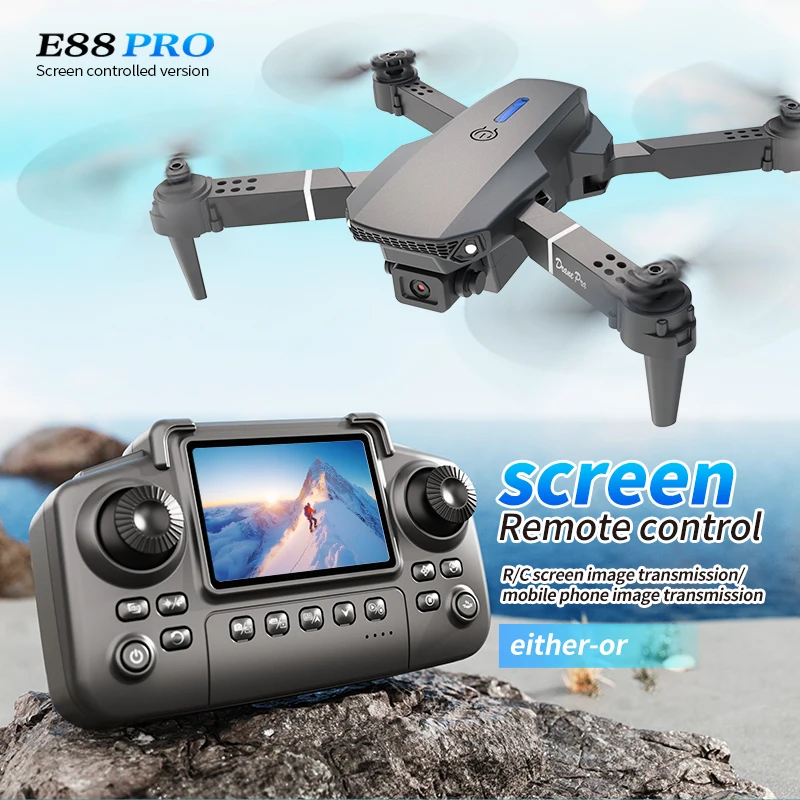 طائرة بدون طيار احترافية E88 P - مراجعة Rc Helicopter Electric وسعره