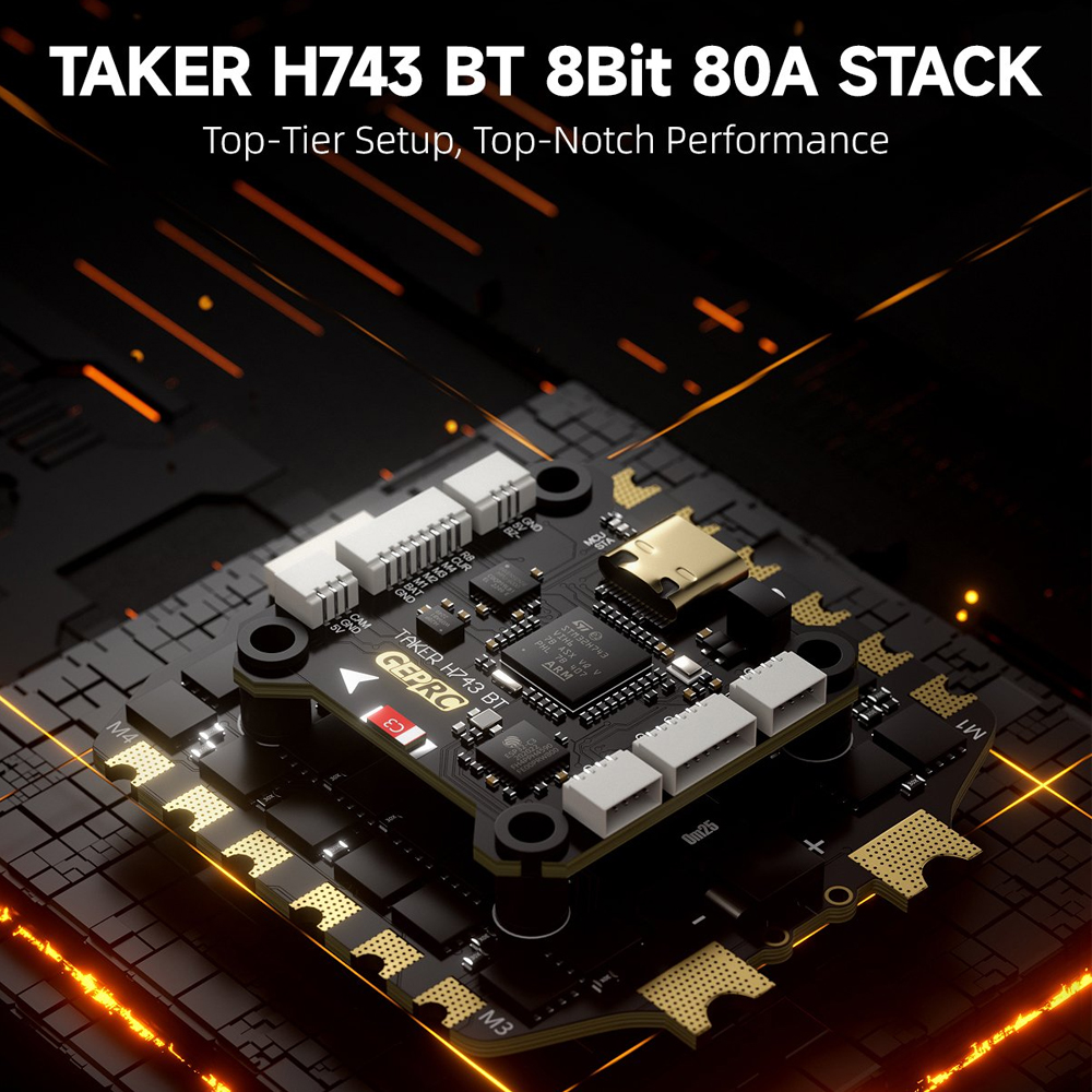 GEPRC TAKER H743 BT 8Bit 80A S - مراجعة Rc Helicopter Case وسعره