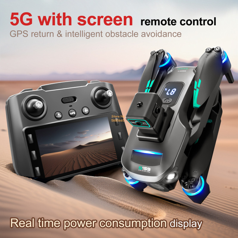 8K كاميرا مزدوجة 5G WIFI FPV ا - مراجعة Rc Helicopter Electric وسعره