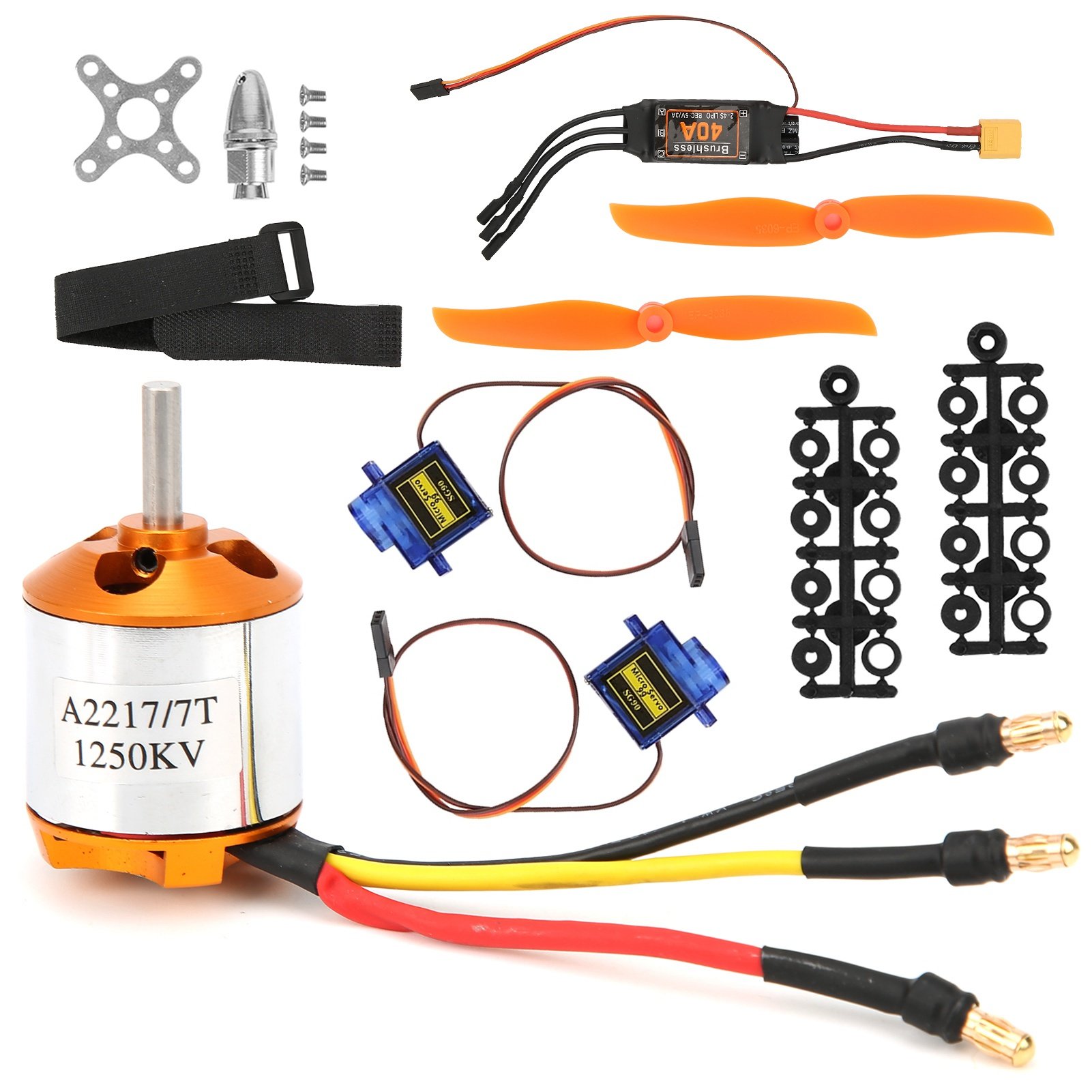 محرك 2217 KV1250 مع مروحة 8060 - مراجعة Rc Helicopter Motor وسعره