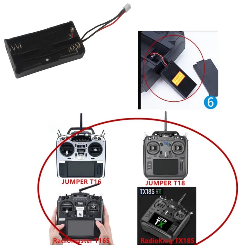 علبة صندوق بطارية RadioMaster  - مراجعة Rc Helicopter Case وسعره