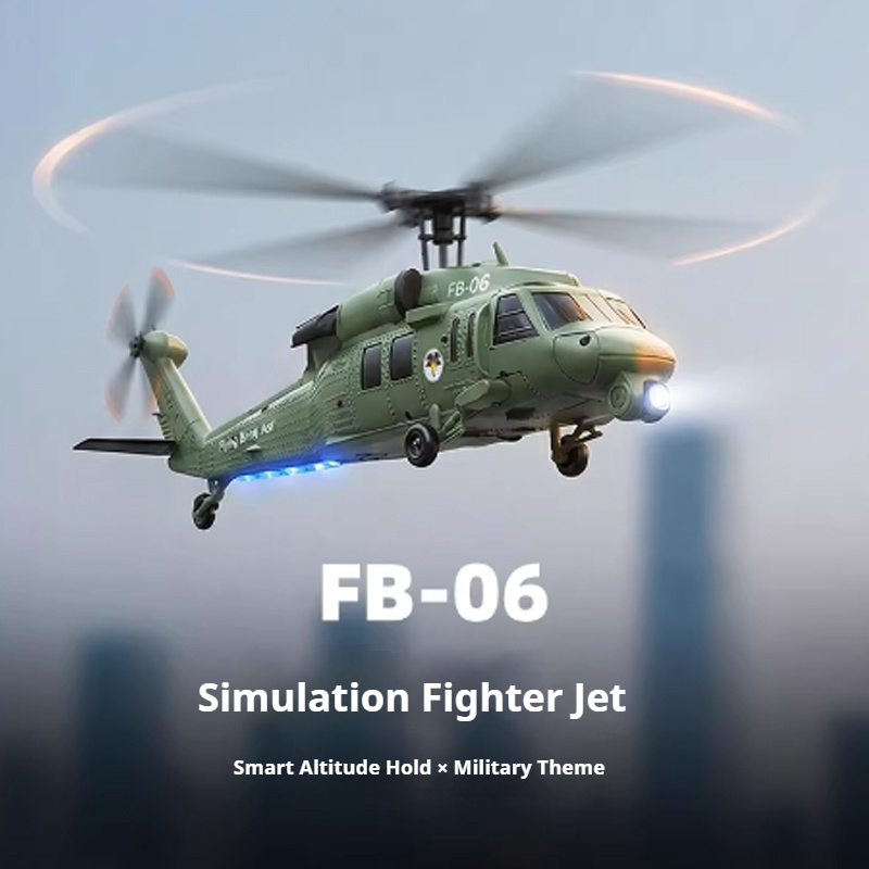 طائرة هليكوبتر FB-06 بلاك هوك  - مراجعة Rc Helicopter Large وسعره