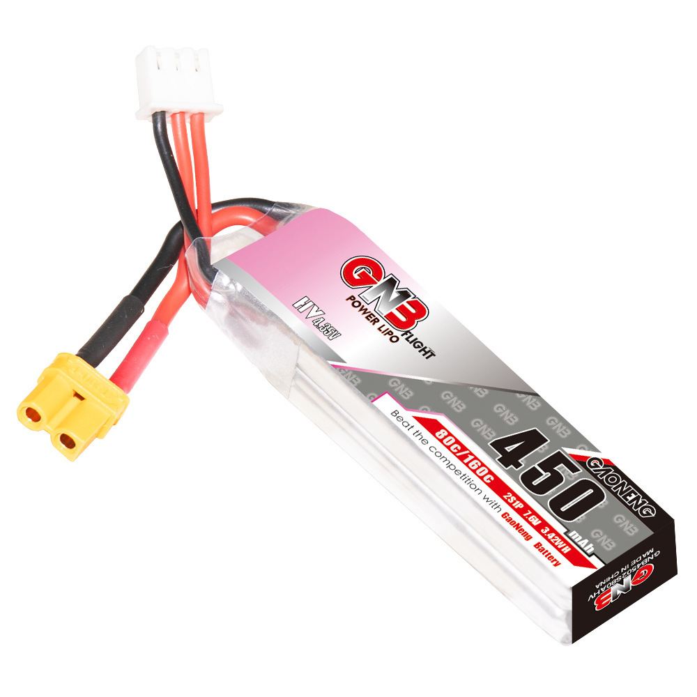 GNB يبو بطارية HV 2S 7.6 فولت  - مراجعة Rc Helicopter Parts وسعره