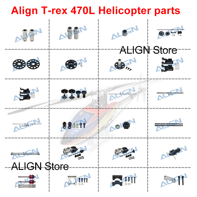 محاذاة تريكس 470L Autorotation - مراجعة Rc Helicopter Bag وسعره