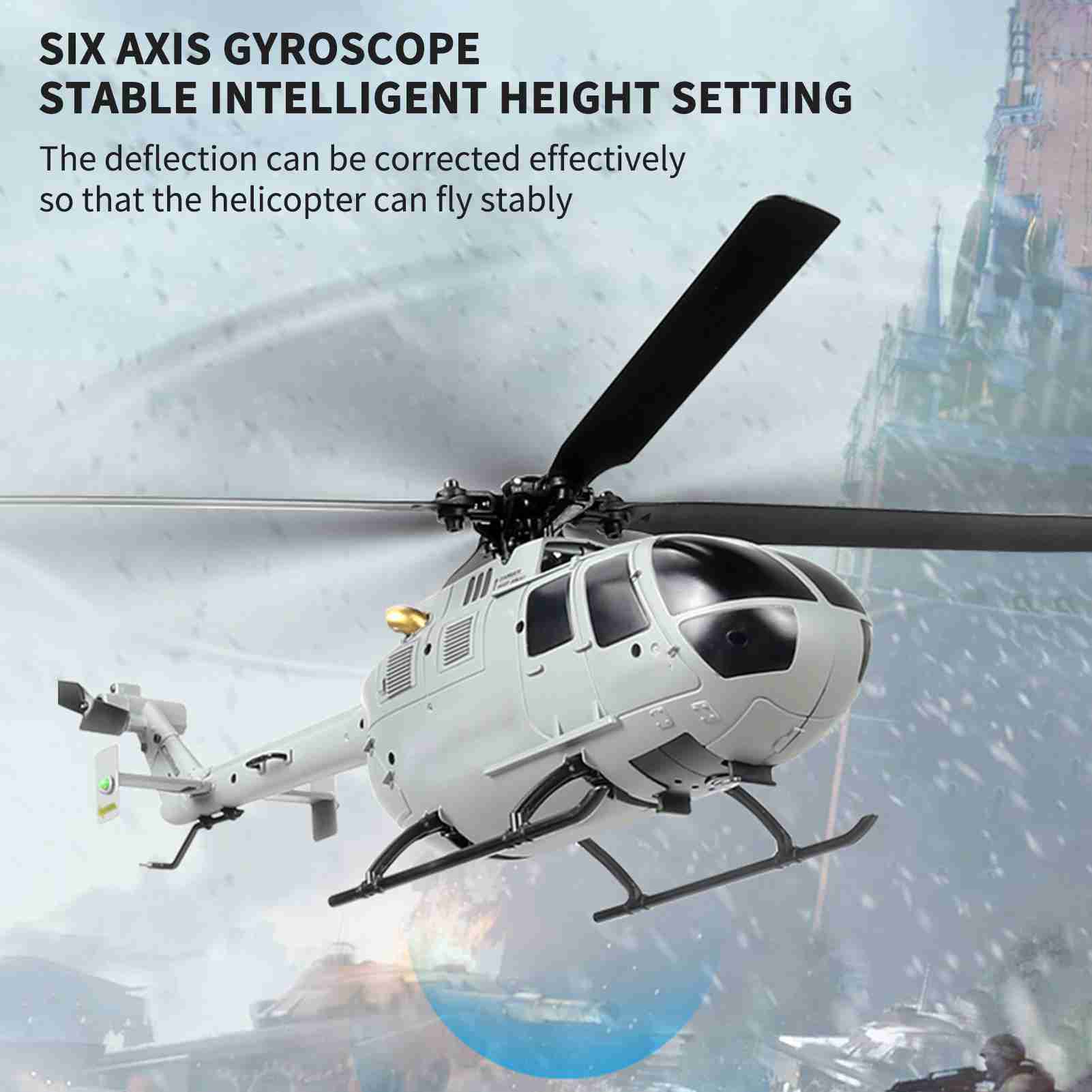 طائرة هليكوبتر جديدة تعمل بالت - مراجعة Rc Helicopter Gyro وسعره