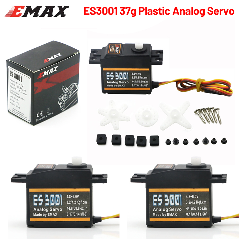 1/4 قطع EMAX ES3001 4.8-6.0V 3 - مراجعة Rc Helicopter Servo وسعره