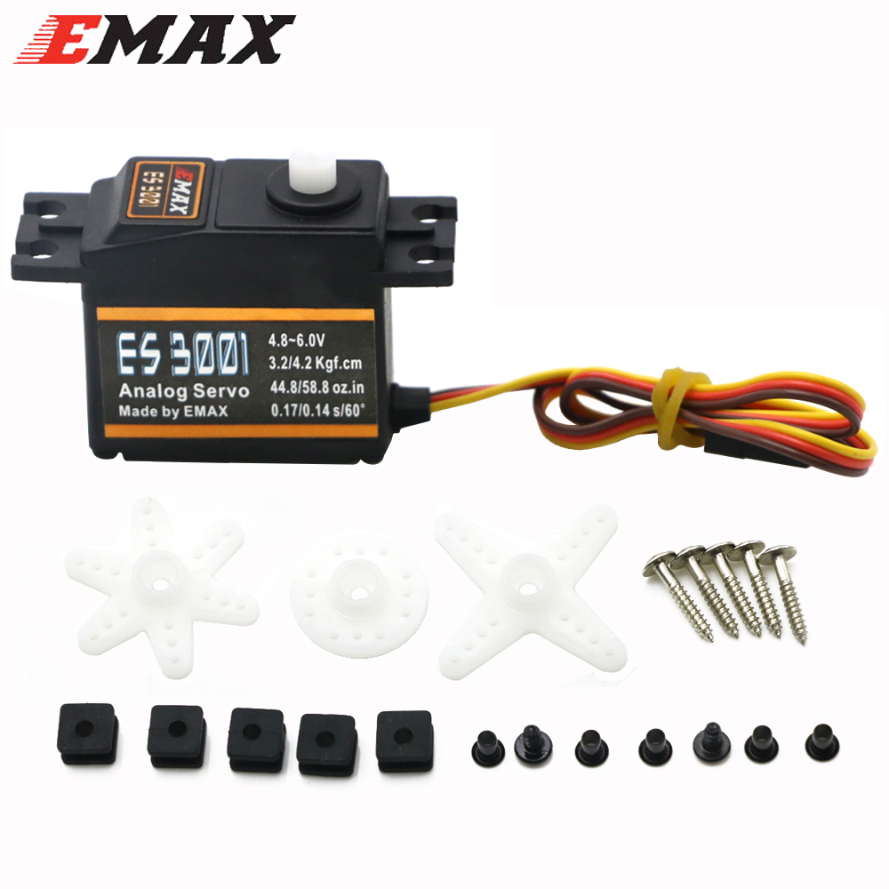 1/4 قطع EMAX ES3001 4.8-6.0V 3 - مراجعة Rc Helicopter Servo وسعره