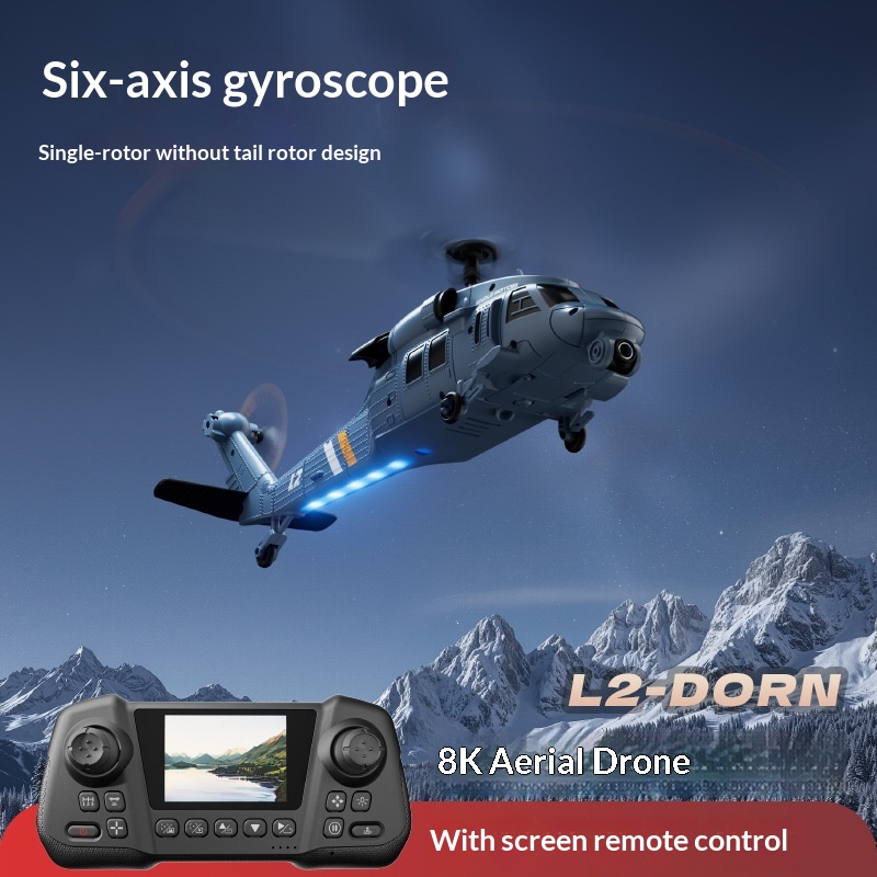 طائرة هليكوبتر 4DRC L2 RC مع ك - مراجعة Rc Helicopter Single Rotor وسعره