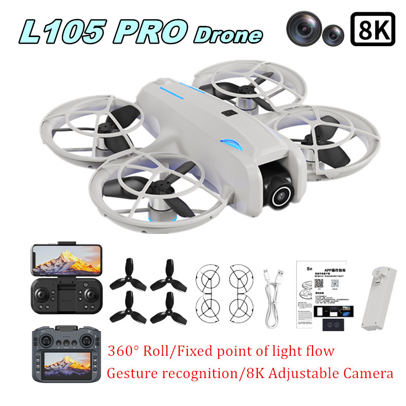 طائرة بدون طيار L105 PRO بعدسة - مراجعة Rc Helicopter Charger وسعره