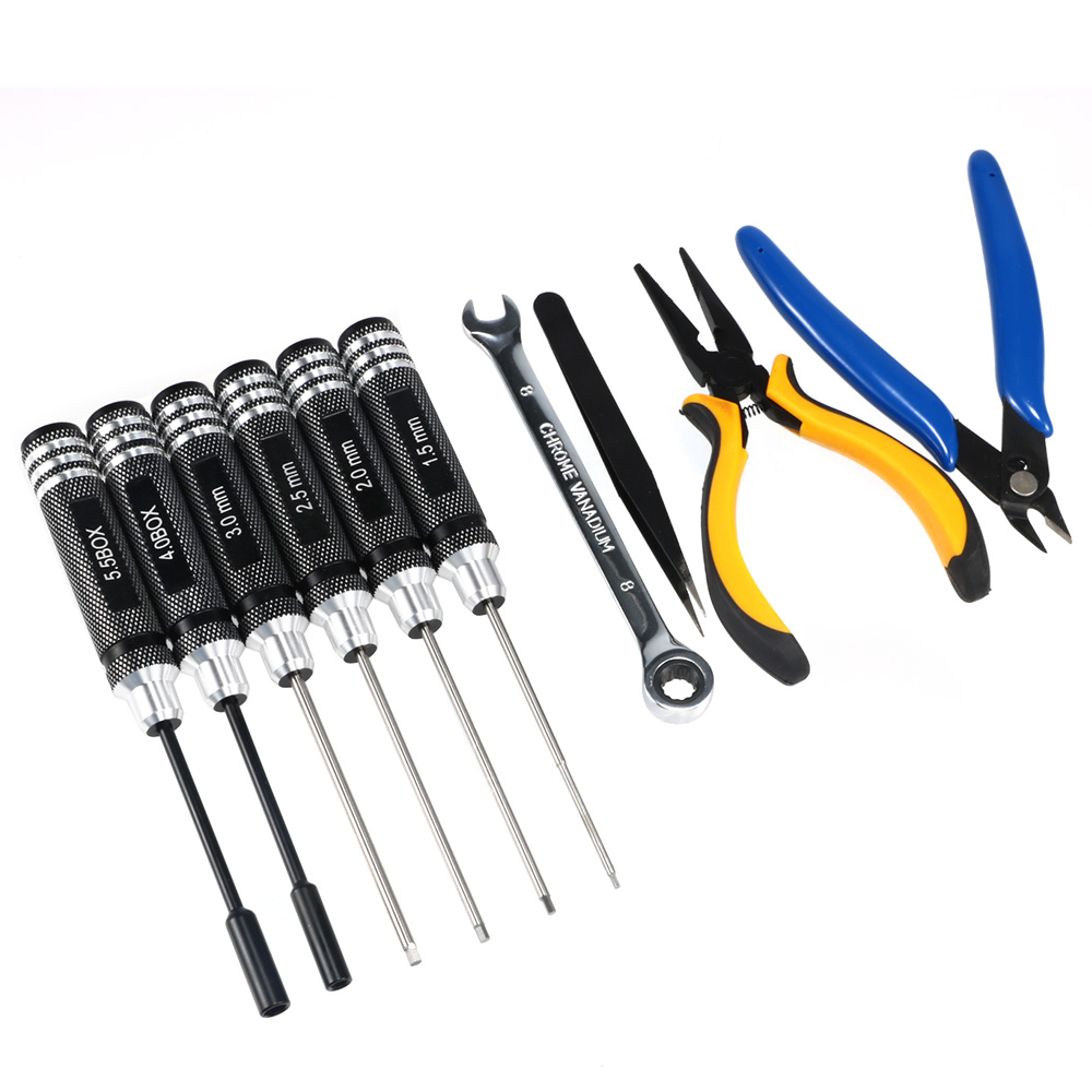 طقم أدوات إصلاح طائرات الدرون  - مراجعة Rc Helicopter Tool Kit وسعره