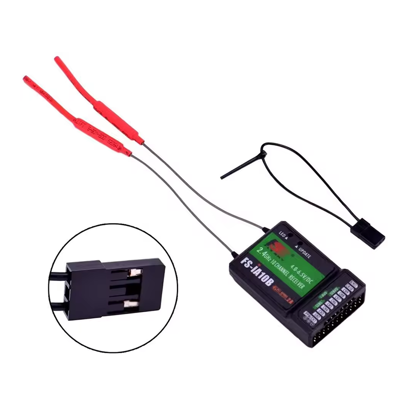 جهاز استقبال Flysky FS-iA10B ب - مراجعة Rc Helicopter Battery وسعره